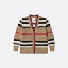 Stripe Cashmere Cardigan